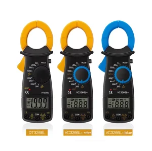 VC3266L Digital Clamp Meter Ampere Meter Multimeter High Precision Clamp Ammeter 600V AC DC Ohm Current Voltage Tester Voltmeter