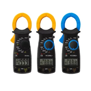 VC3266L Digital Clamp Meter Ampere Meter Multimeter High Precision Clamp Ammeter 600V AC DC Ohm Current Voltage Tester Voltmeter