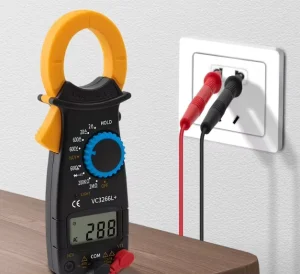 VC3266L Digital Clamp Meter Anti Burn Unit Clamp Ammeter Fire Line Identification Multimeter with Convenient Box