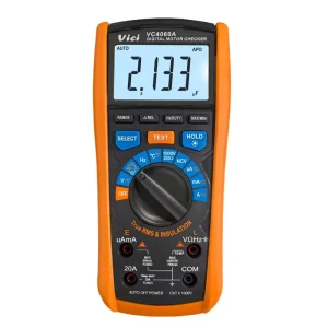 VC4060A Digital Multimeter 1000V 2000M Ohm Insulation Resistance Megohmmeter 4000 Digits Backlight Display
