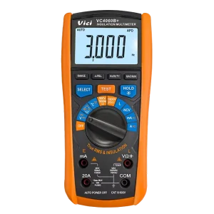 VC4060B+ 500V/1KV Insulation Resistance Meter CAT III 600V 6000 Counts Inductance Multimeter