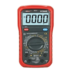 VC60B 0.5% Accuracy 4000 Counting High-Precision Ammeter Voltmeter Capacitance Resistance Meter Multi-functional Test