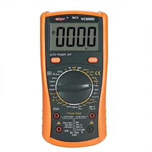 VC890D High-Precision 4-Digit Display Counting Volt-Ampere Capacitance Resistance Multi-Function Digital Multimeter