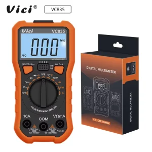 VICI Auto Range Multimeter Digtis Torch True RMS DC AC Volt Ampere Resistance VC835