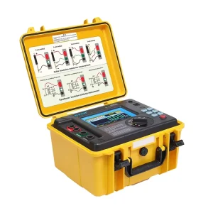 VKCR3520C 6.2Ah High-Voltage Lithium Battery Insulation Resistance Tester 5000V