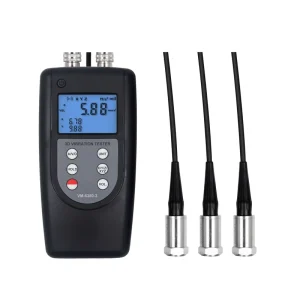 VM6380 3 3 Position Vibration Meter Speed Measuring Instrument with Simultaneous Display of 3 Parameters