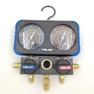 VRM2 B 0401 0501 1-way Manifold Gauge Set R22 R410a Refrigerant Precise Anti-collision Charging