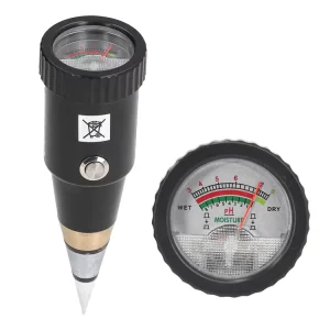 VT-05 Handheld Soil pH and Moisture Meter Soil Metal Probe Humidity Meter pH Tester 10-80% Hygrometer for Garden