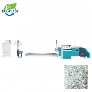 Versatile Plastic Recycling Machine 38Cr Desalination Wear Resistant Screw Automatic Water Cooling Plastic Granulating Line