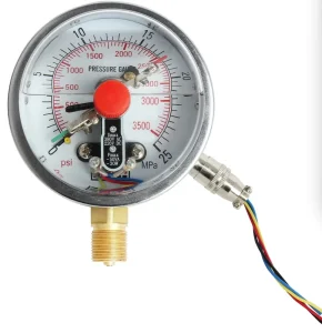Vibration-Resistant Pressure Gauges with Electrical Contacts
