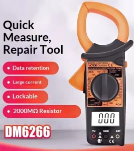 Victory Digital Clamp Meter DM6266 6016B Automatic Range Multimeter Essential Machine Tools Accessory