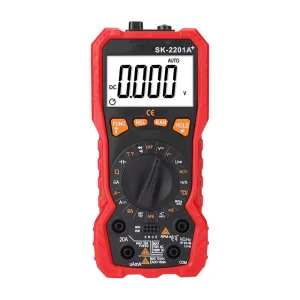 Voltmeter Ammeter Capacitance Resistance Meter Thermometer 4 Digit Display 0-1000V DC/750V AC Multi-function Digital Multimeter
