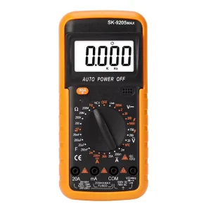 Voltmeter Capacitance Resistance Meter NCV Measurement Backlight Display 4000-bit Counting Multi-function Multimeter 0-1000V