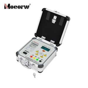 W1105 Digital Earth Resistance Tester 3/4 Terminal Soil Resistivity AC Voltage Portable Battery/AC Ground Meter