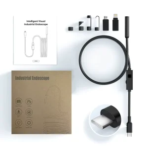 W400 D Android Phones PC USB Endoscope Camera Industrial Flexible Endoscopio Camera Type C Digital Borescope for iOS System