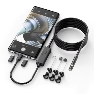 W400 E Industrial Endoscope Camera 2MP 3In1 Interface APP Check IP67 Waterproof 1080P CMOS Sensor Phone Mini Borescope