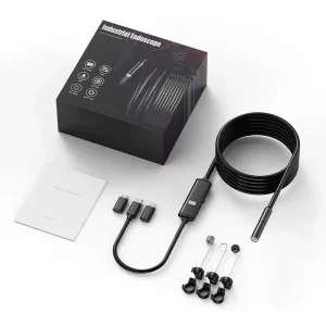 W401 Original Portable Industrial USB Endoscope Camera 8 LEDS 7.9mm Sewer Snake Pipe Repair Inspect Borescope for Mobile Phone