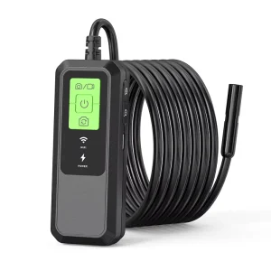 W600 Industrial Sewer Pipe Borescope 7.9mm Snake Waterproof 2K WIFI Wireless 1440P Inspect Camera Tools Mini Video Endoscope