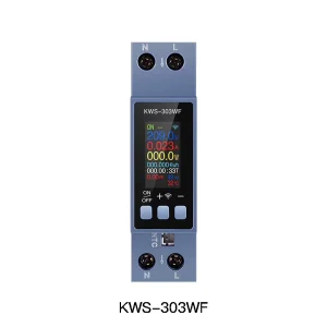 WIFI Digital Display Single Rail Voltage Current Meter 100 290V 40A Over Temperature Over Current Power Off Protection