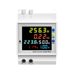 WIFI Power Meter Single-Phase Din Rail Electricity Monitor with Intelligent Switch Voltage & Current Electric Energy Meter