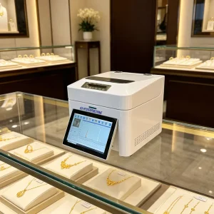 WM6000P XRF Precious Metal Purity Analyzer 0.05% Accuracy X ray Spectrometer Meets National Safety Standards for Jewelry Stores