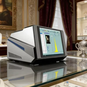 WM9800T XRF Spectrometer 0.01% Accuracy HD Camera 145eV Resolution for Pawnshops Precious Metal Analyzer