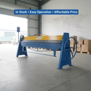 WS 1.5X1500 Manual Sheet Metal Folding Forming Machine End Forming Carbon Steel Small Bending