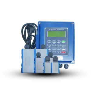 Wall Mount Clamp on Ultrasonic Flow Transmitter DN15 DN6000 Range TS 2 TM 1 TL 1 Three Probe Options Dual Power Support