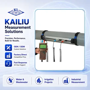 Water Liquid Measure Ultrasonic Handheld Type RS485 RS232 Communication Ultrasonic Flow Meter Handheld Ultrasonic Flow Meter