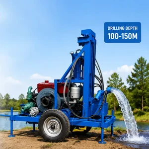 Water Well Drilling Rig 100m 150m 180m Farm Drilling Rig Diesel Electric Water Well Drilling Rig Machines