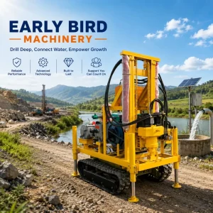 Water Well Drilling Rig 200M Depth Factory Direct Water Drilling Machine for Groundwater Development and Water Supply