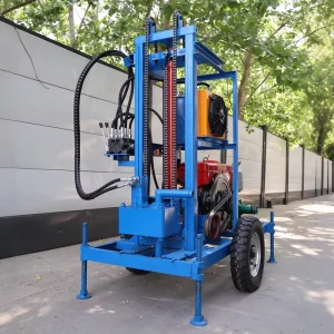 Water Well Drilling Rig Machine Hydraulic Mine Drilling Rigs Rotary Hole Borehole Drill Machines
