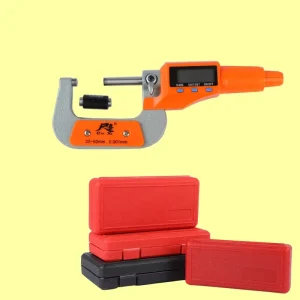 Waterproof Digital Outside Micrometer with 4 Buttons and LED Screen