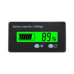 Waterproof Voltmeter Electricity Meter Lead acid Battery Electric Vehicle Ternary Lithium Battery 6 73V LCD Display