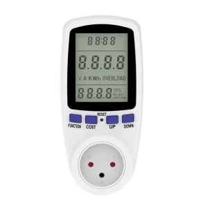 Wattsave Single Phase 230V Household Plug Powered Digital Power Meter 3680W 0.1% Accuracy CE Certified Israel Plug