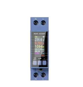 WiFi DIN Rail AC Voltmeter Analog Digital Energy Voltage Tester Current Breaker Electrician Consumption Counter Meter