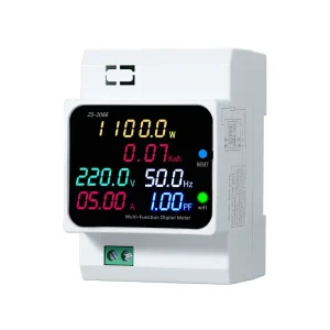 WiFi Din Rail Multi Function Digital Meter MY 2066 AC Voltage Current Power Energy Frequency Power Factor Monitor