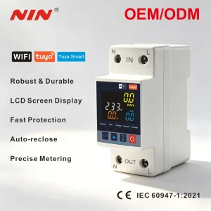 Tuya Smart WiFi Breaker Switch MCB Voltage Protector 63A