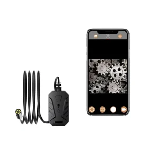 WiFi Industrial Endoscope All-in-one Machine 14mm Long-distance Auto-focus Camera Pipeline Building Inspection Wide-angle LED