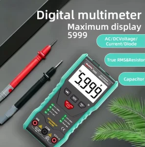 WinAPEX 108D Mini Pocket Multimeter AC DC Auto Range 6000 Counts True RMS Measurement Diode NCV Capacitance Resistance Dustproof