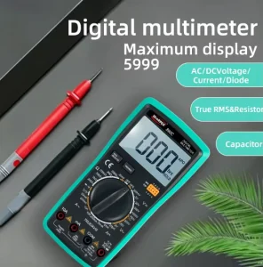 WinAPEX 890C Digital Automotive Multimeter Professional True RMS Auto Range 6000 Counts AC DC Resistance Capacitance Frequency