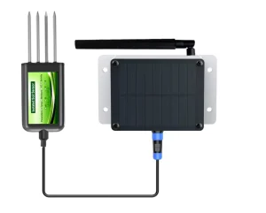 Wireless 4G Soil Sensor Online Monitor with Solar Power Battery Mobile Computer Monitor Data Continuous Power Supply