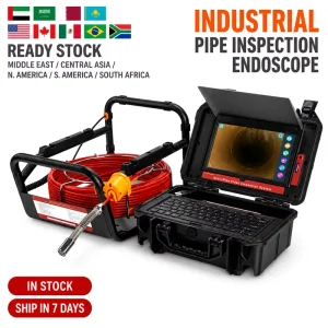 Wireless Industrial Endoscope Camera Pipe Inspection Borescope for Tube Repair and NDT Flaw Detection50m