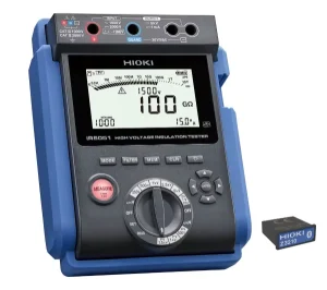 Wireless Set of Electronic Insulation Resistance Meter IR5051 90 Equipped with a Dedicated Range for PV