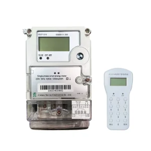 Wireless Single Phase Power Meter Sts Keyboard Prepaid Prepayment Meter with GPRS RS485