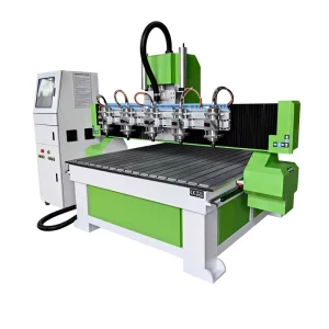 Woodworking CNC Engraving Milling Machine 1325 4 Heads One Drag Four Multi Spindles Router Cutting Wooden Furniture