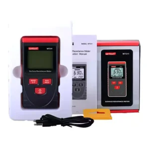 Wt311 Digital Display Impedance Resistance Meter Anti Static Surface Resistance Tester 1 Year IP67 Protection 0.1 Accuracy