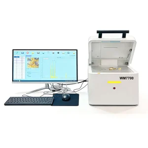 X ray Gold Spectrometer Non Destructive Testing High Performance Si PlN Detector HD Camera 0.01% 99.99% Analysis Range Jewelry