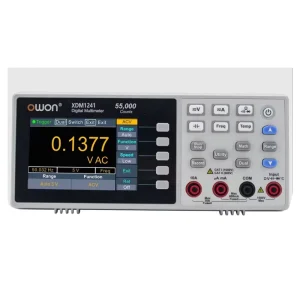 XDM1241 Bench Digital Multimeter 55000 Counts True RMS 3.5 LCD Current Voltmeter Temperature Desktop Multimeters