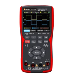 XE 703S 2 Channels 50MHz Oscilloscope 280MS Sampling Rate 3 1 Signal Generator Multimeter Multi-function